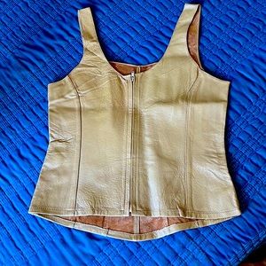 Leather vest